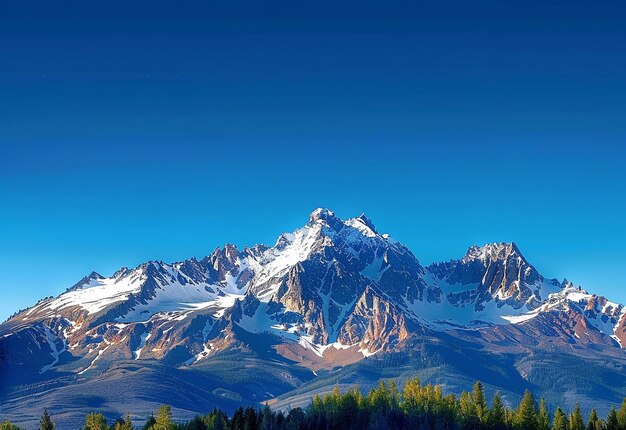 Photo of a lake with a mountain in the background snow mountains mountain wallpapers