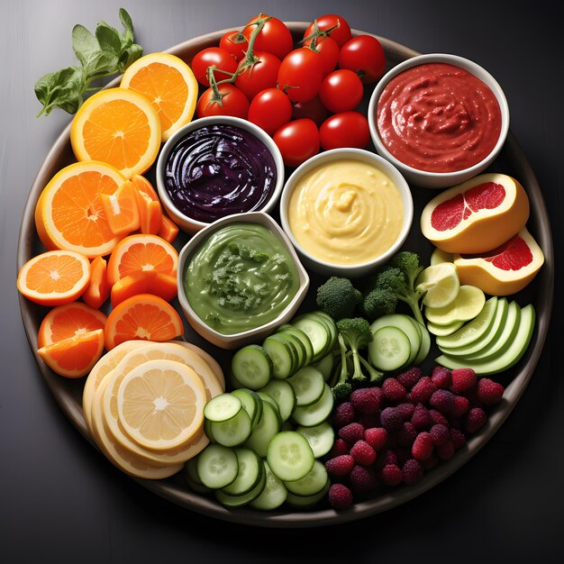 Photo of a large number of fruits on the table