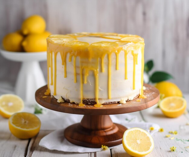 Foto foto di torta al limone