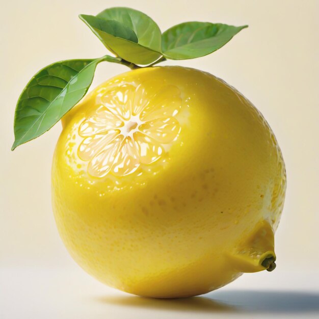 Photo photo of lemon isolated on background