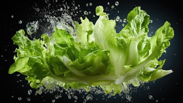 a photo of lettuce