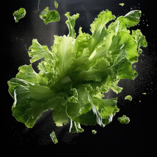 a photo of lettuce