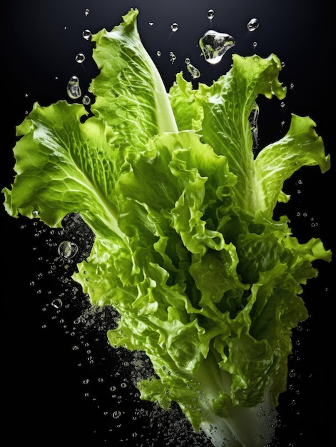 a photo of lettuce