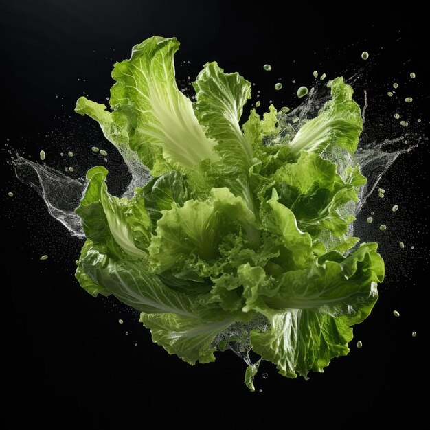 a photo of lettuce