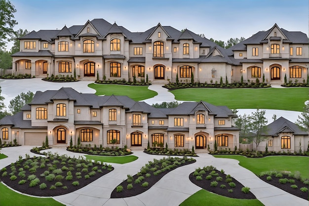 Photo of a luxurious mansion featuring stunning architecture and design