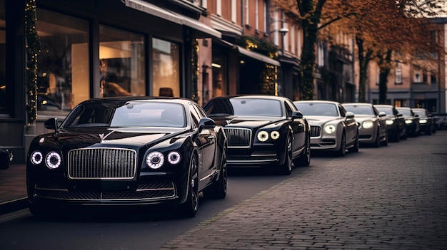 A Photo of a Luxury Car Fleet