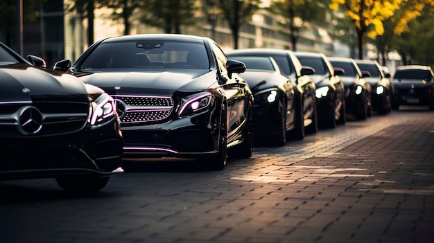 A Photo of a Luxury Car Fleet