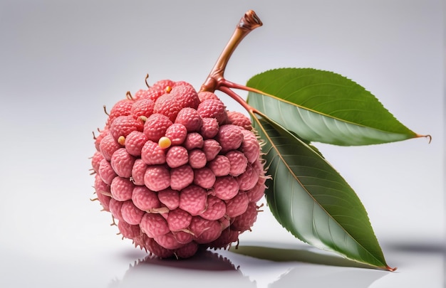 Photo of lychee isolated on background