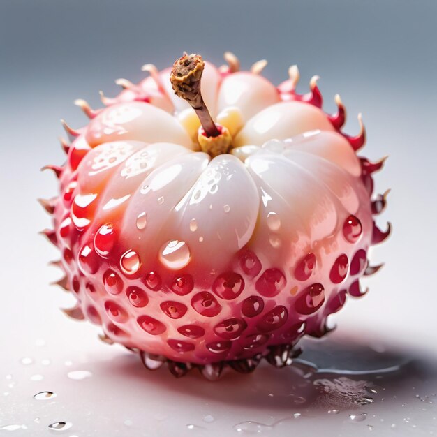 Photo of lychee isolated on background