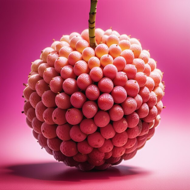 Photo of lychee isolated on background