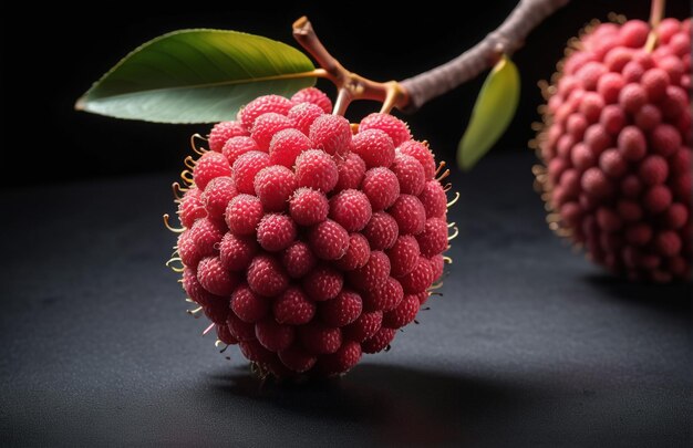 Photo photo of lychee isolated on background