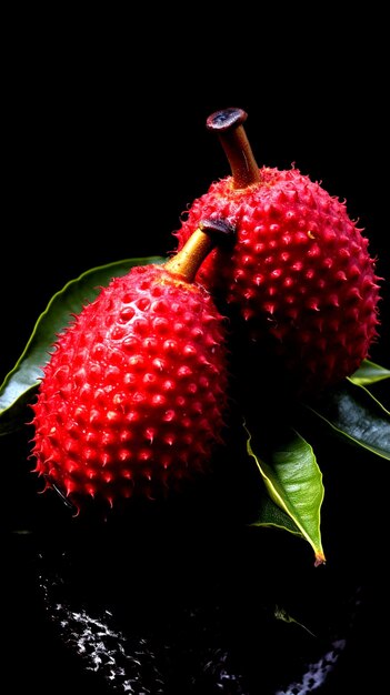 Foto una foto di litchi