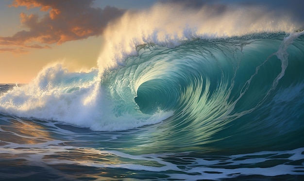 Photo of majestic waves