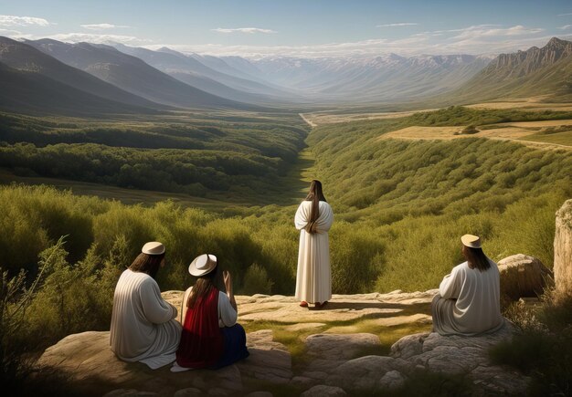 Photo photo of man walking on the mountain