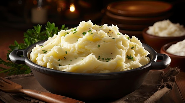 photo of mashed potatoes leftovers