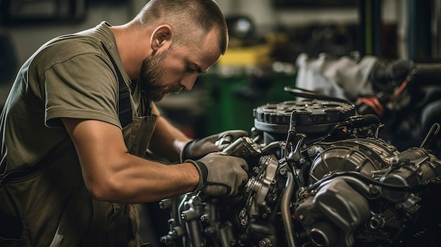 A Photo of a Mechanic Testing and Replacing Car Alternators