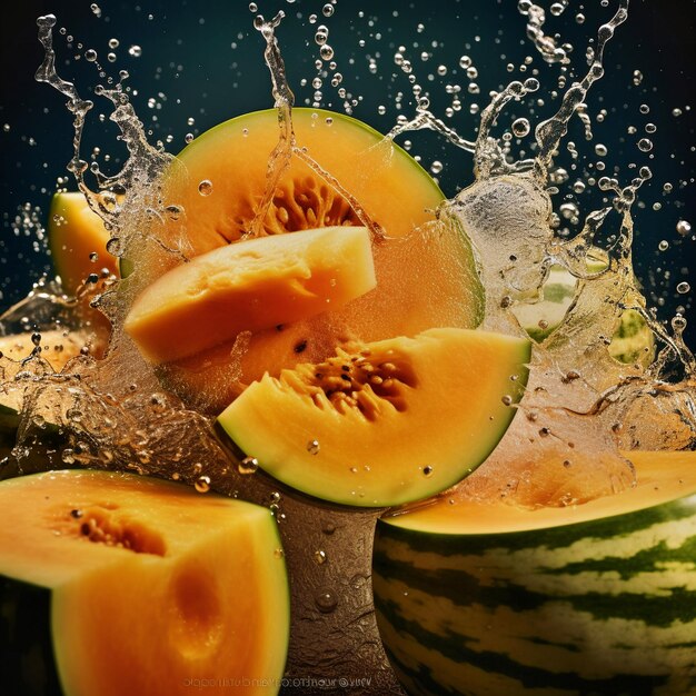 A photo of melon
