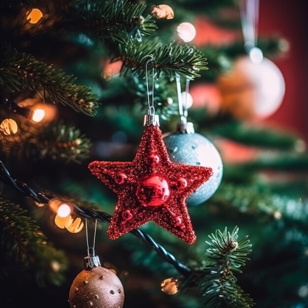 居心地の良い雰囲気のメリー クリスマスの瞬間の写真