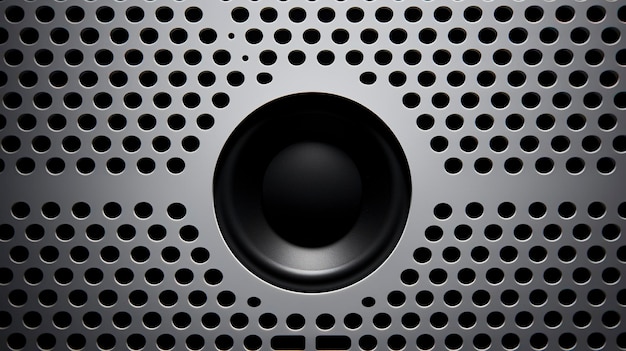 A Photo of a minimalistic close up shot of an iPhone's speaker grille