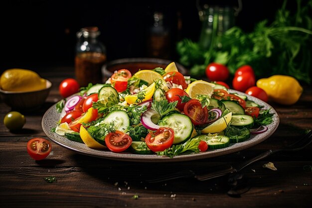 photo of mix Vegetables on plate