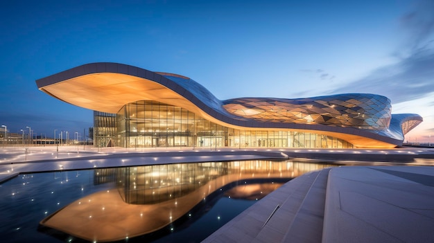 A Photo of a Modern Convention Center with Impressive Architecture and Event Spaces