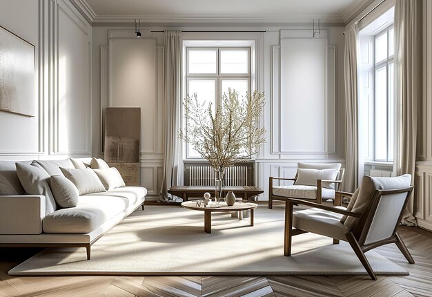 Фото современной роскошной эстетики дизайна диванной мебели