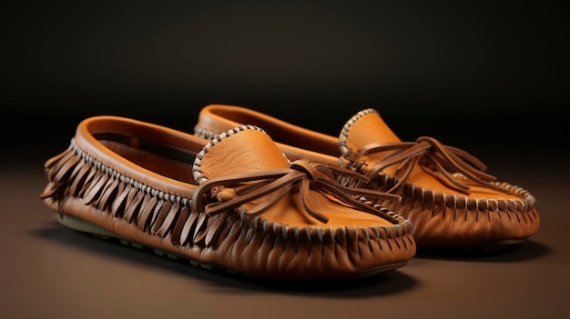 A photo of modern moccasins