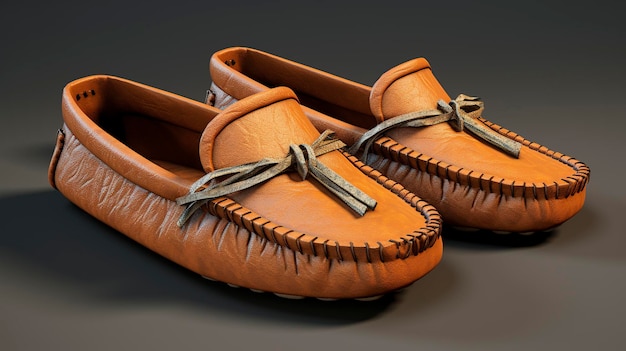 A photo of modern moccasins