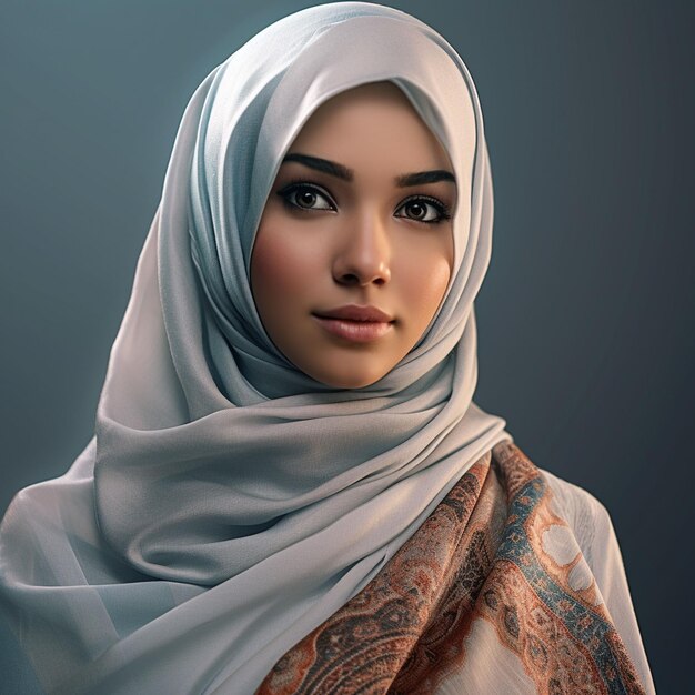 Photo modern muslim woman in hijab