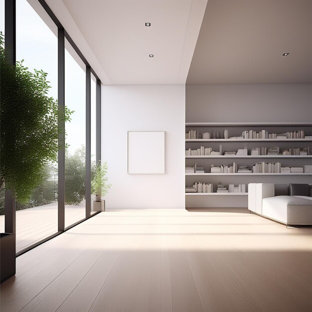 Photo photo modern style conceptual interior room