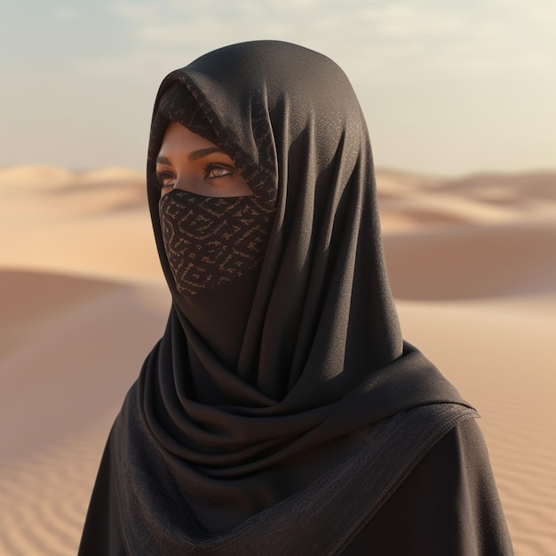 photo moderne moslimvrouw in hijab