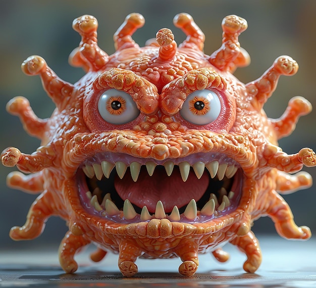 a photo of monster virus