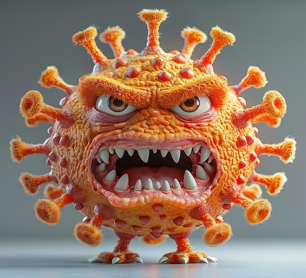 a photo of monster virus