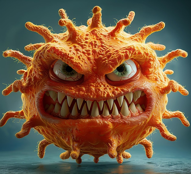 a photo of monster virus