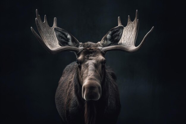 Photo photo of moose with no background