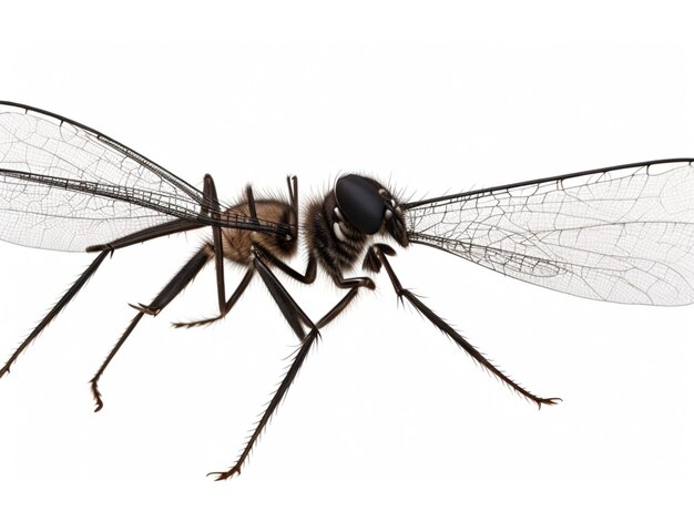 Photo photo of mosquito on white background