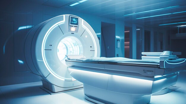 Photo a photo of an mri machine in a diagnostic imaging
