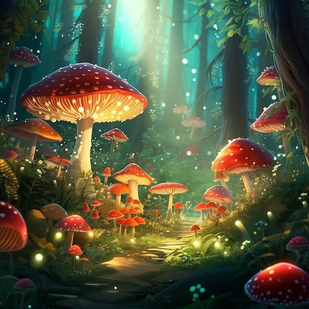 Photo of mushrooms vector designs