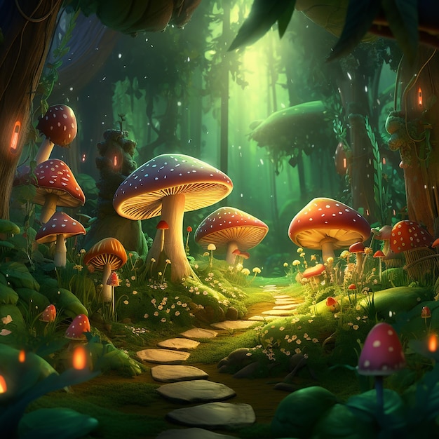 Photo of mushrooms vector designs