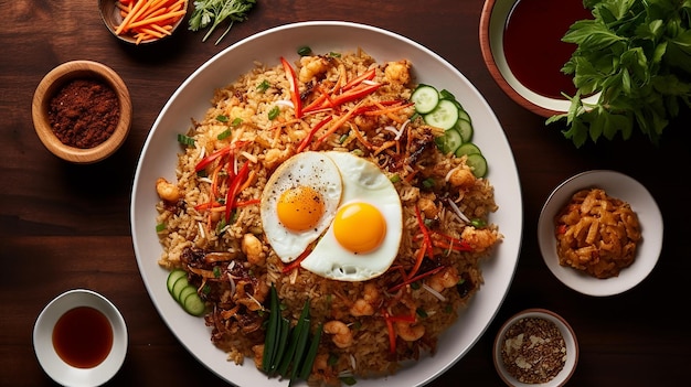 Photo of Nasi Goreng with classic Indonesian fried rice dish