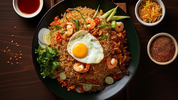 Photo of Nasi Goreng with classic Indonesian fried rice dish