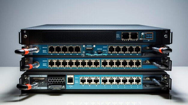 A photo of Network Switches and Routers