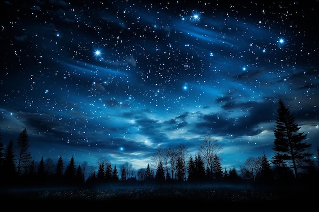 Photo of night sky with milky way