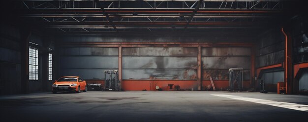 Фото Фото автомобильного ремонтного цеха пустое копирование пространства