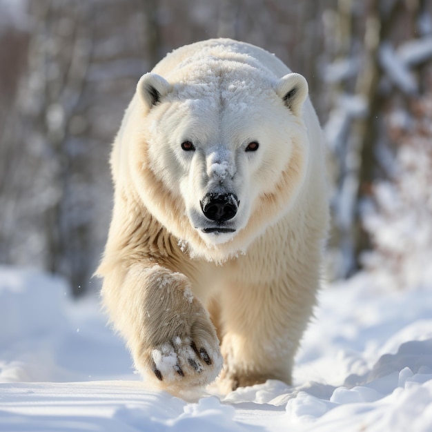 写真 猛烈で壮大な北極クマの写真 生成人工知能