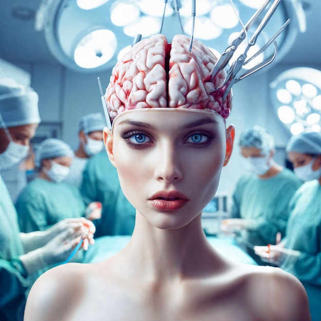 写真 美しいスーパーモデルの女性が脳外科手術を受ける写真 - ガジェット通信 getnews