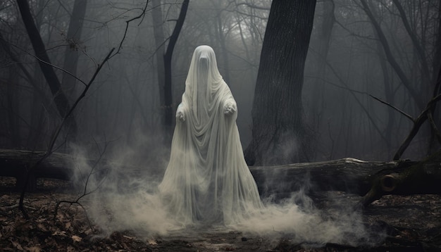 사진 유령의 초현실적인 사진