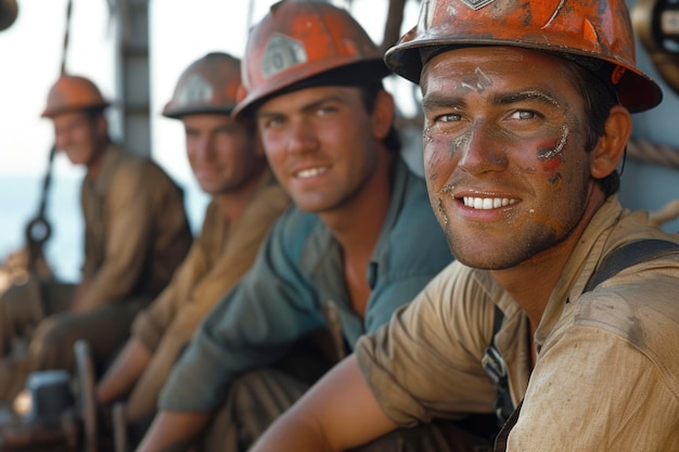 Photo of oil worker