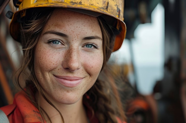 Photo of oil worker