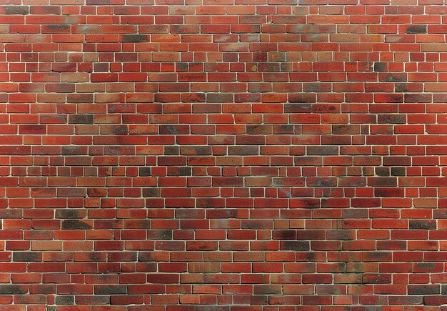 Photo of a old brick wall with a red brick brick texture background design